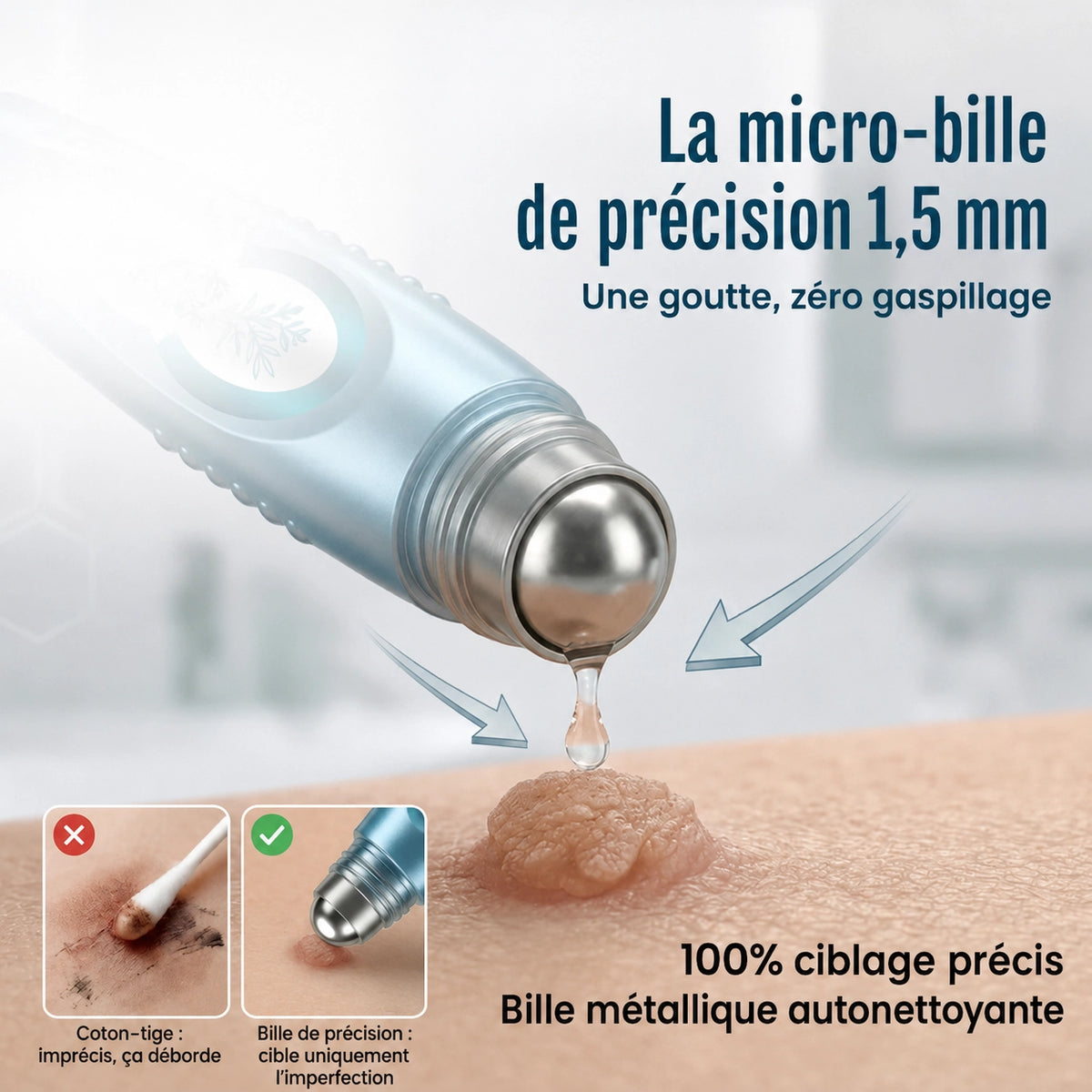 Stylo anti-imperfections avancé