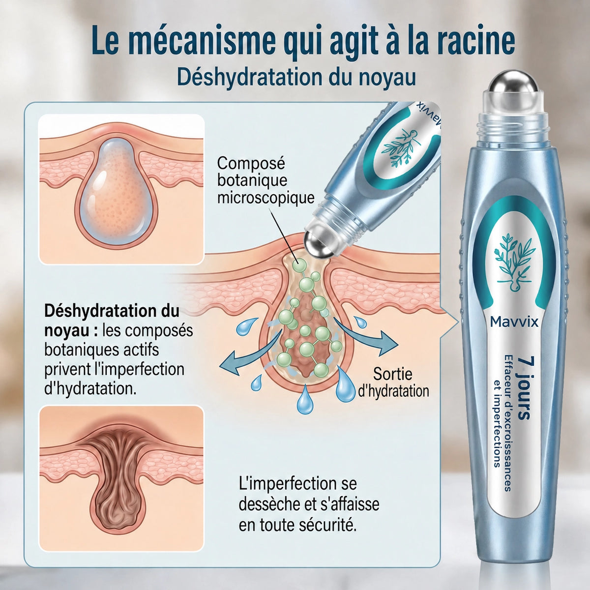 Stylo anti-imperfections avancé